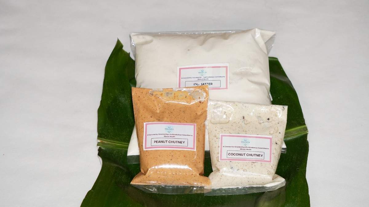 Idli Batter with Chutney